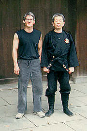 The Grandmaster of Ninjutsu, Dr. Masaaki Hatsumi and Lary Speakman